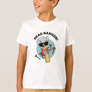 T-shirt Puns de musique drôles de Head Banger