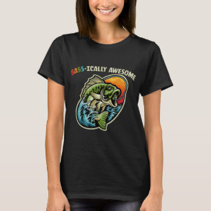 T-shirt Puns de pêche drôles géniaux sur les basses