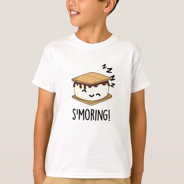 T-shirt Puns drôles de Smore Smoring (Devant)