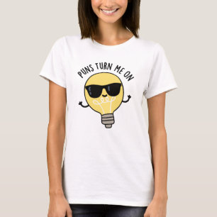 T-shirt Puns M'Allumer Amusant Pun À Ampoule