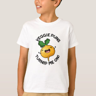 T-shirt Puns Veggie Turnip Me Sur Pun Vegetable Drôle
