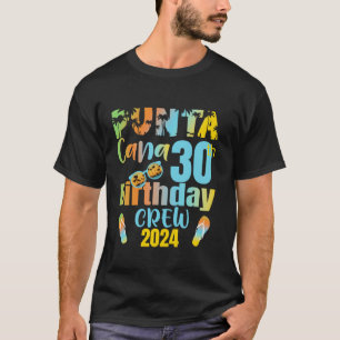 T-shirt Punta Cana 30e Anniversaire de l'équipage 30 ans B
