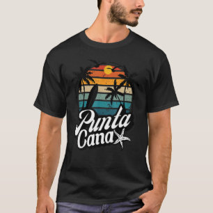 T-shirt Punta Cana Beach République dominicaine Palm Surf