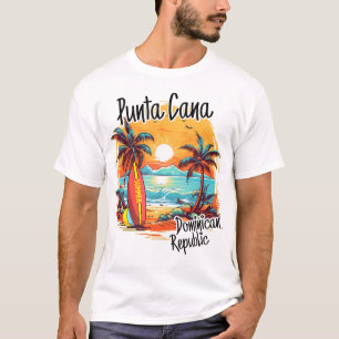 T-shirt Punta Cana République Dominicaine Vacances Plage F