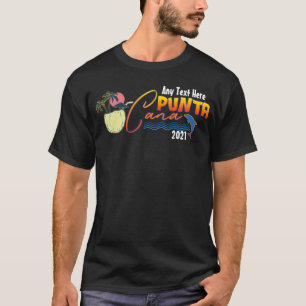 T-shirt Punta Cana Vacances Famille De Plage Correspondant