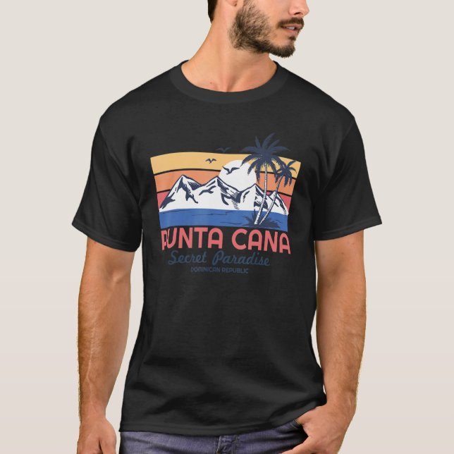 T-shirt Punta Cana vacation, Punta Cana souvenirs Dominica (Devant)