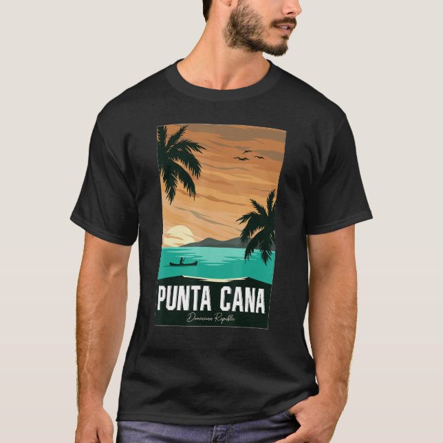 T-shirt Punta Cana vacation, Punta Cana souvenirs Dominica (Devant)