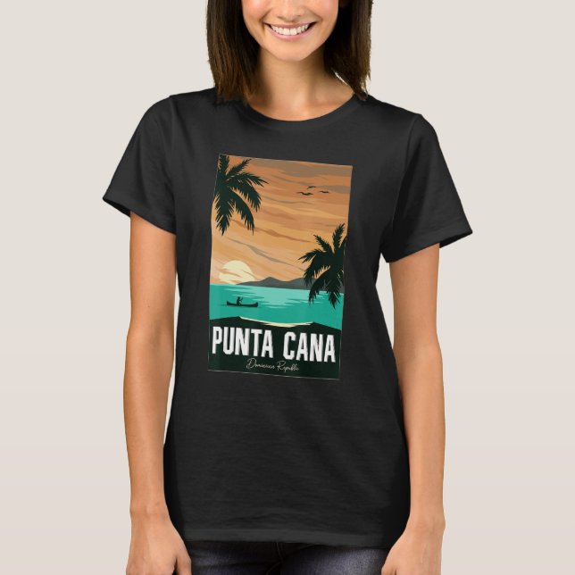 T-shirt Punta Cana vacation, Punta Cana souvenirs Dominica (Devant)