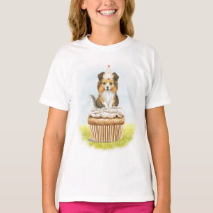 T-shirt Pup Cake Shelter Anniversaire Cupcake