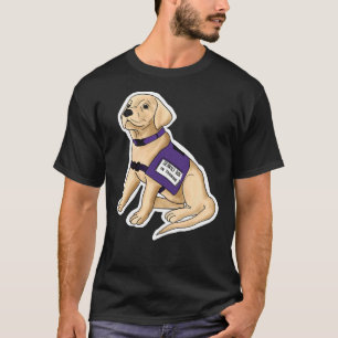 T-shirt Pup de service de laboratoire jaune
