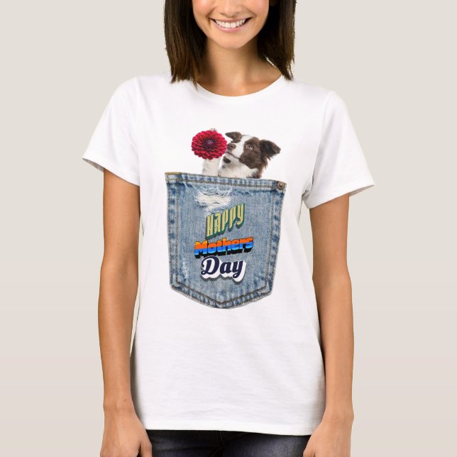 T-shirt Pup in pocket tee (Devant)