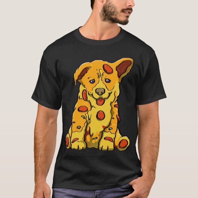 T-shirt Pupperoni Pizza Love Funny Femmes Amoureux de les  (Devant)