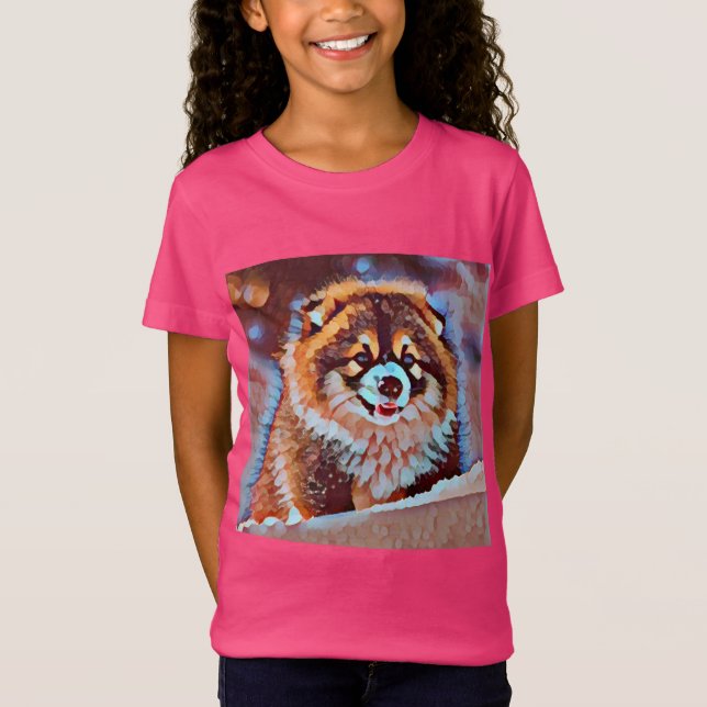 T-Shirt Puppies Huskies (Devant)