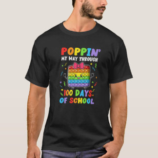 T-shirt Puppin My Way À Travers 100 Jours Pop It 100E Jour