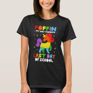 T-shirt Puppin' My Way À Travers Dernier Jour De L'École P