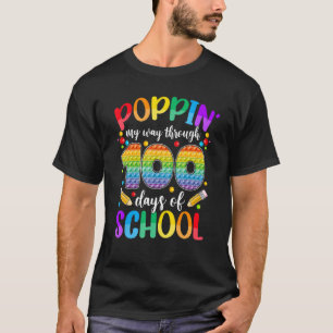 T-shirt Puppin My Way through 100 Days of School Kids Boys