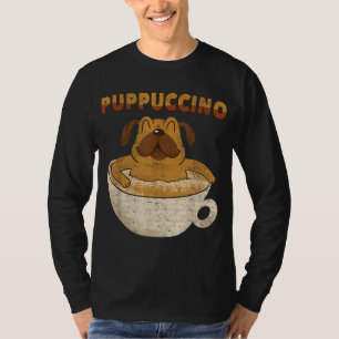 T-shirt Puppuccino - Amoureux des chiens Cappuccino Lover 