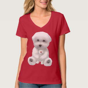 T-shirt Puppy Accroche Son Jouet
