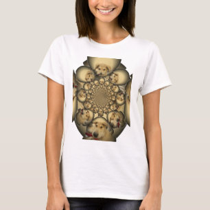T-shirt Puppy Kaleidoscope Art Print