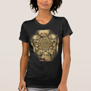 T-shirt Puppy Kaleidoscope Art Print