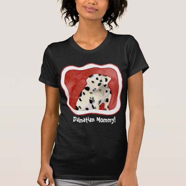 T-shirt "Puppy Love", Art des chiots dalmate par Audrey Je (Devant)