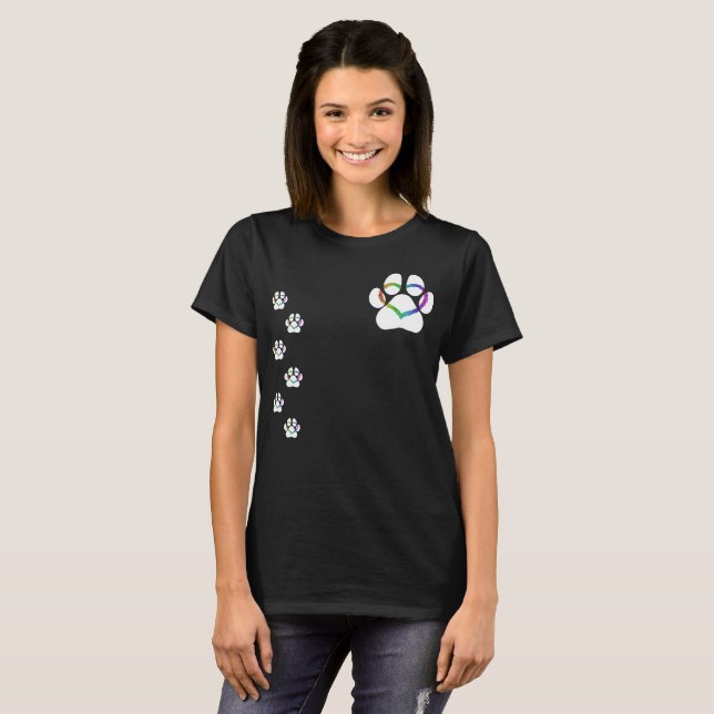 T-shirt PUPPY LOVE White (Devant entier)