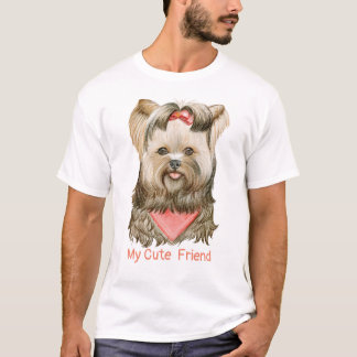 T-shirt Puppy my mignon Friend