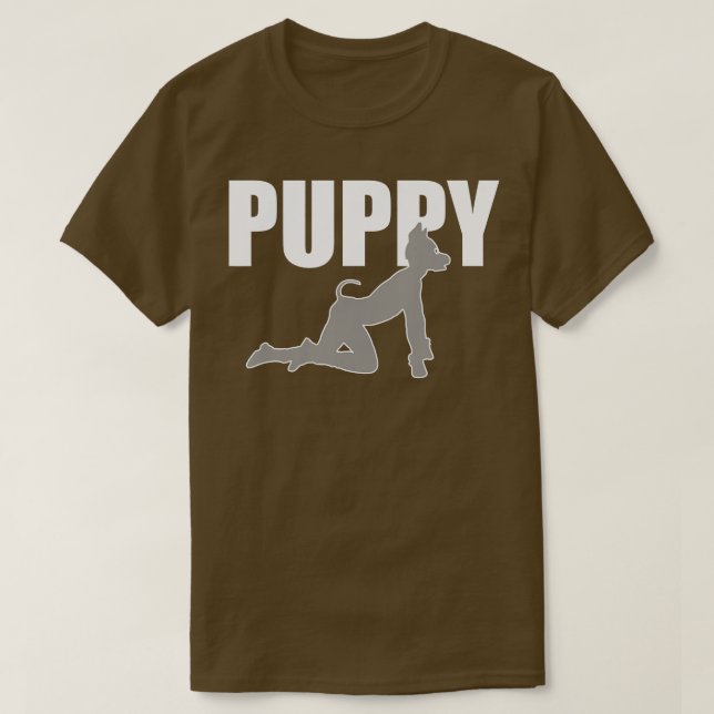 T-shirt Puppy Pride Jeu de Chiot Humain (Design devant)