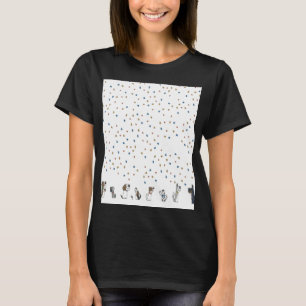 T-shirt Puppy Sketts Avec Papillons Chiffon Top