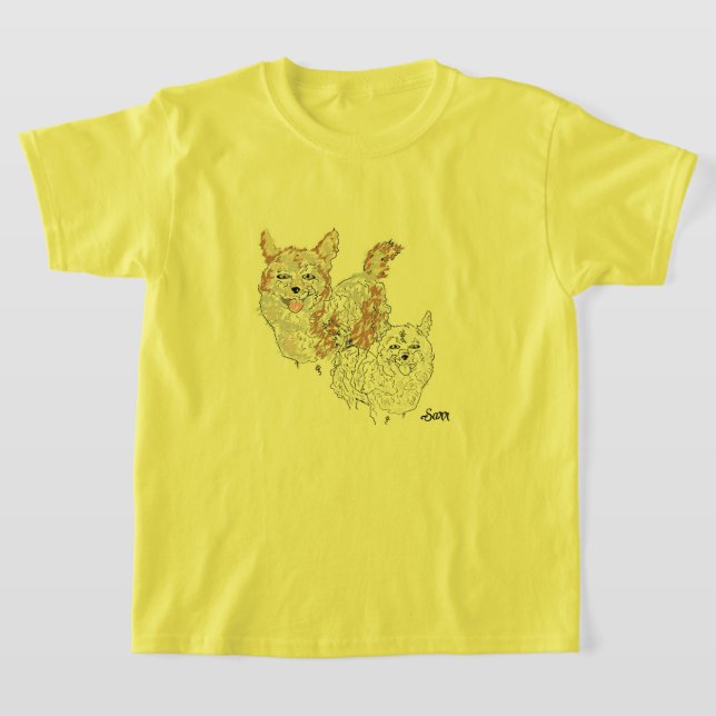 T-shirt : Pups amicaux (Poser)