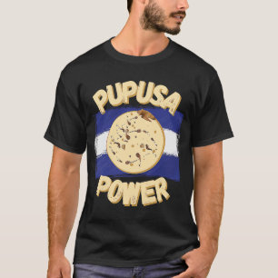 T-shirt Pupusa Power Drapeau salvadorien Alimentation et c