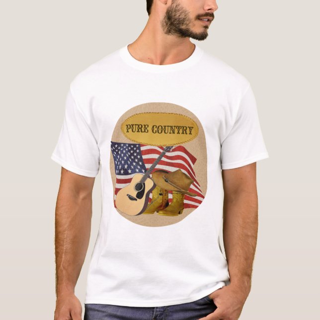 T-shirt pur de pays (Devant)
