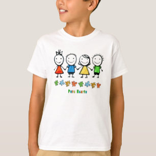 T-shirt pur de sensibilisation sur l'autisme de