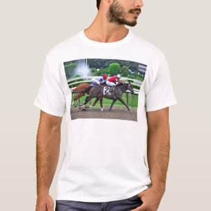 T-shirt Pur sang emballant au champ de courses historique