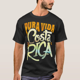 T-shirt Pura Vida Costa Rica Hommes Femmes Enfants (2)