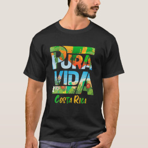 T-shirt Pura Vida Costa Rica Souvenir Cool Amérique Centra