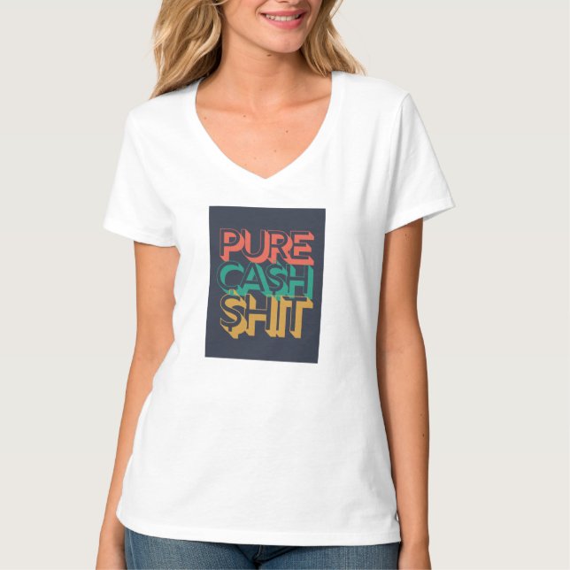 T-shirt Pure Ca$h $hit-bad conseil ultrarounes femmes (Devant)