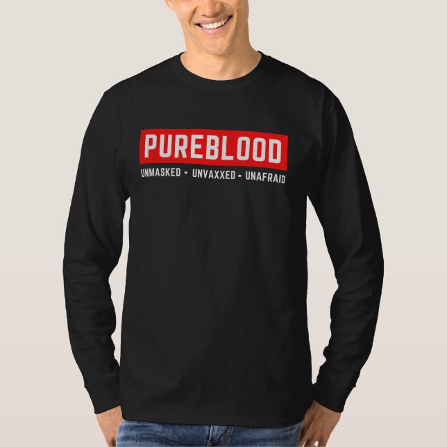 T-shirt Pureblood non masqué sans peur (Devant)