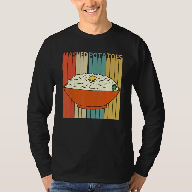 T-shirt Purée de pomme de terre alimentaire (Devant)