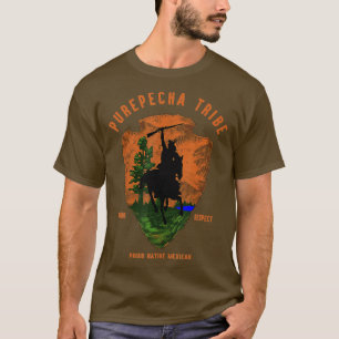 T-shirt Purepecha Tribe Amérindienne Mexicaine Fière Rétro