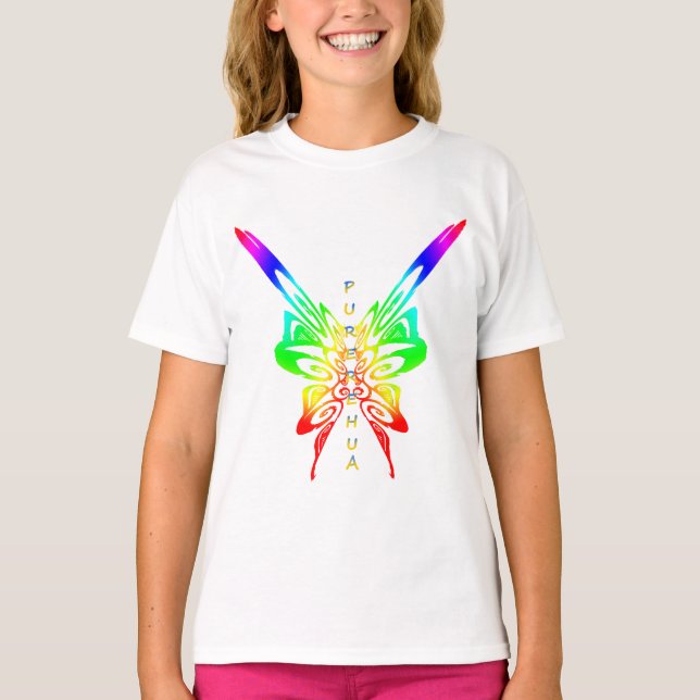 T-shirt Purerehua (Papillon) (Devant)
