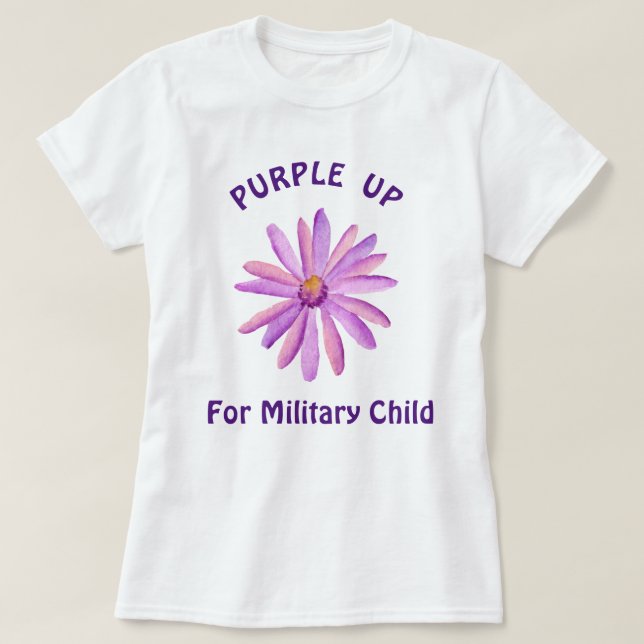 T-shirt Purge Pour Enfants Militaires Enfants Militaires (Design devant)