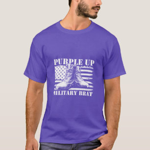 T-shirt Purge Up Militaire Brat Militaire Enfants Mois Enf