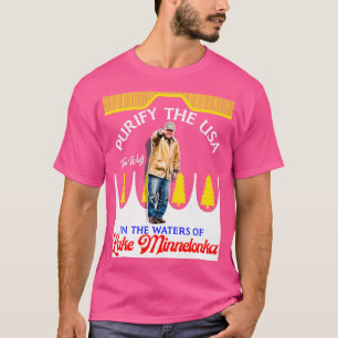 T-shirt Purifier Les États-Unis Dans Les Eaux Du Lac Minne