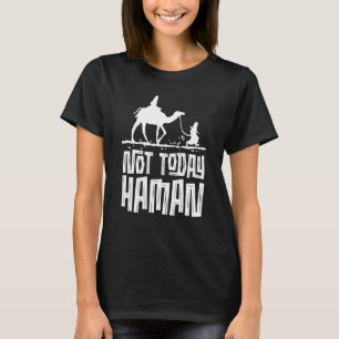 T-shirt Purim Humour Juif Pas Aujourd'Hui Haman Costume ro