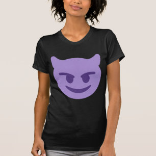 T-shirt Purple Devil Emoji