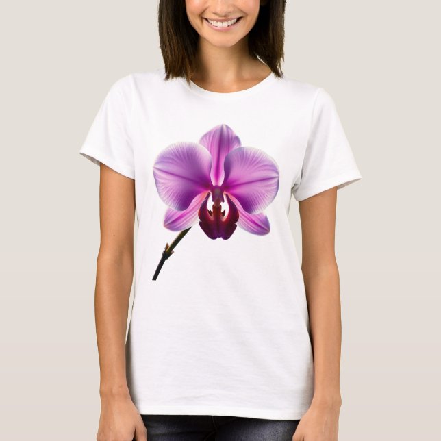 T-shirt purple flower (Devant)
