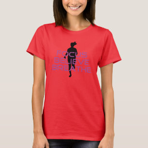 T-shirt Purple Focus Croire Respirer