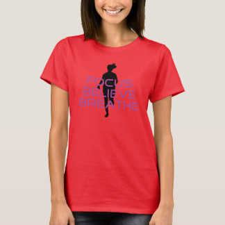 T-shirt Purple Focus Croire Respirer