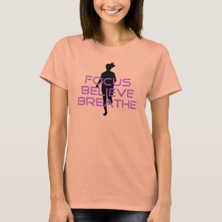 T-shirt Purple Focus Croire Respirer
